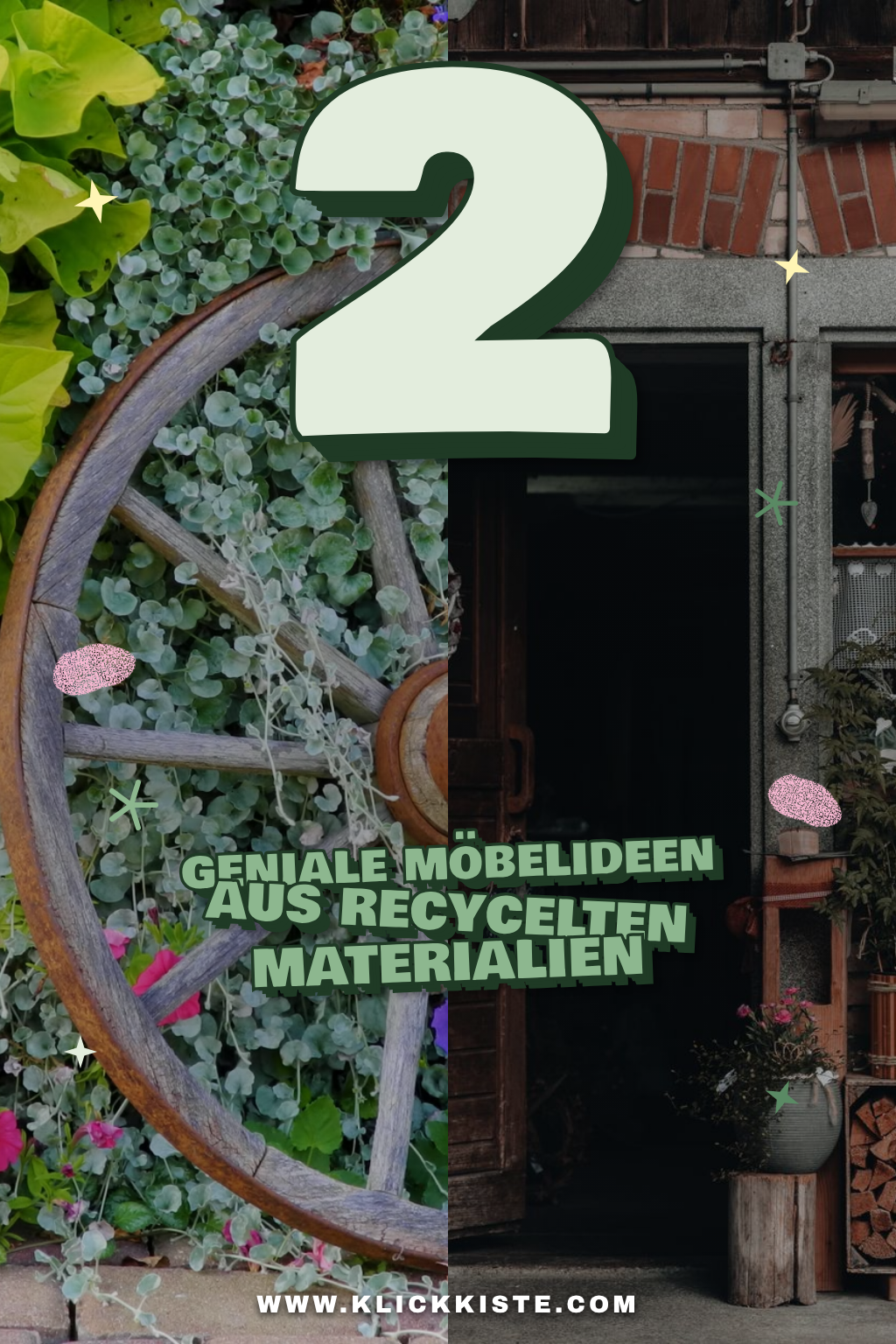 Pinterest Pin So nutzt du recycelte Materialien für Gartenmöbel