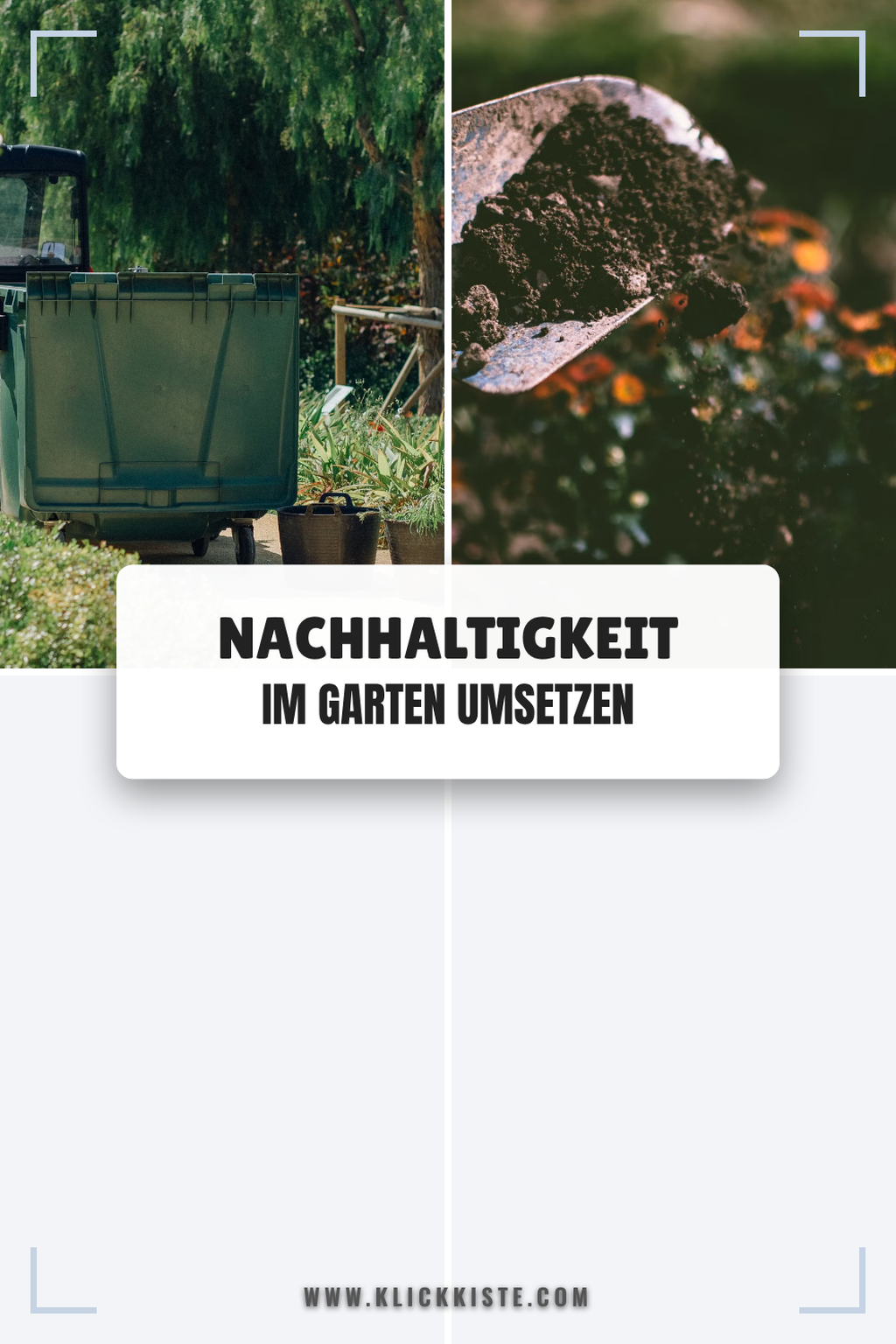 Pinterest Pin Nachhaltigkeit im Garten umsetzen