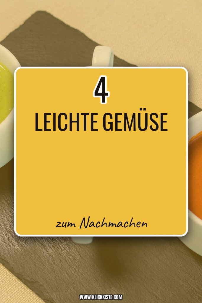 4 leichte Gemüse-Rezepte für warme Tage