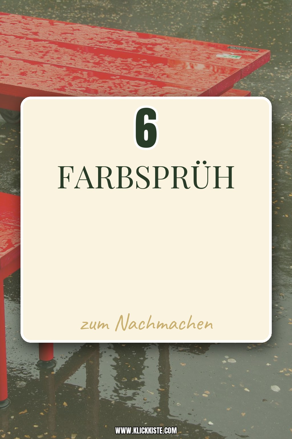 6 Farbsprüh-DIYs die alte Möbel sofort aufwerten