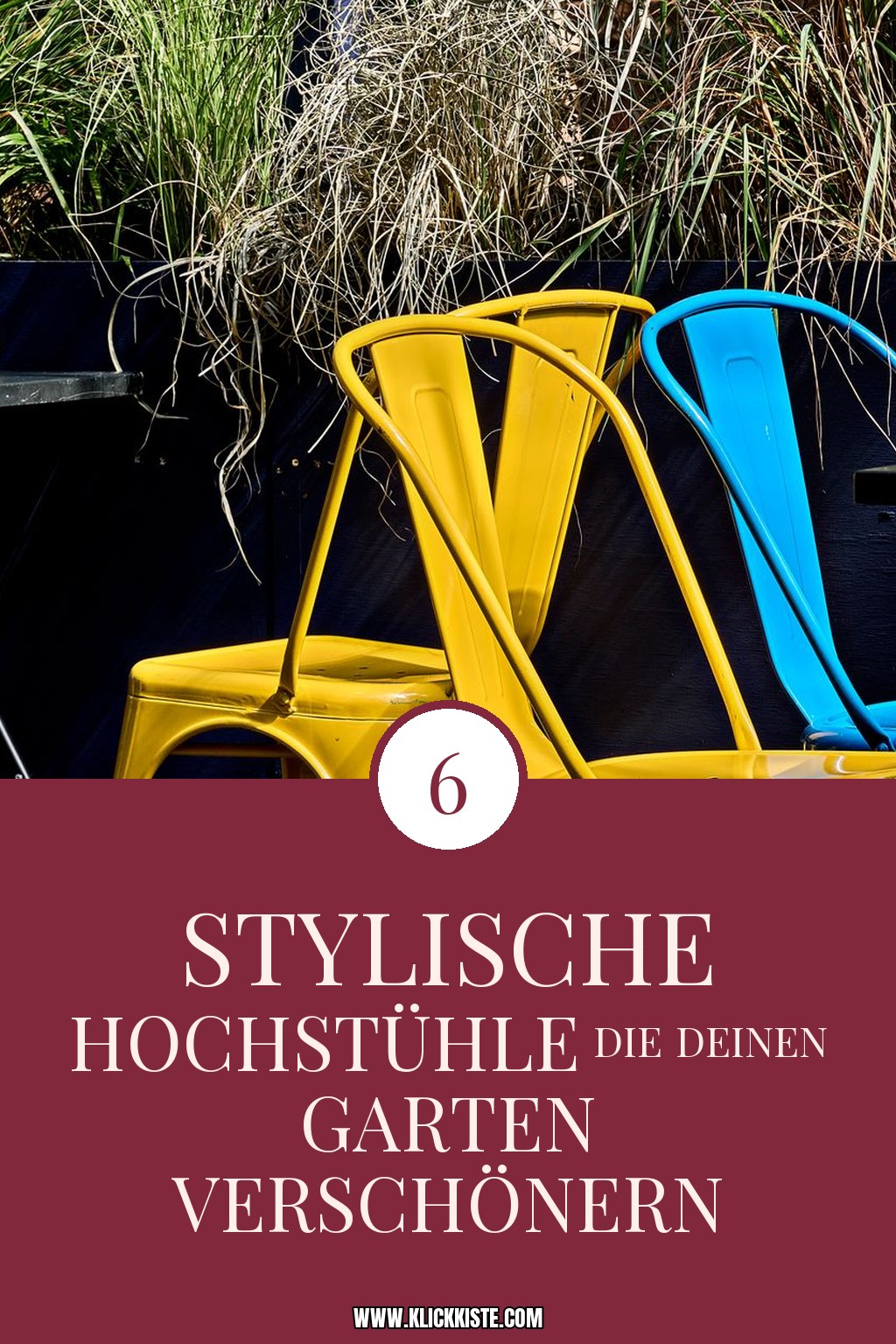 6 stylische Hochstühle die deinen Garten verschönern
