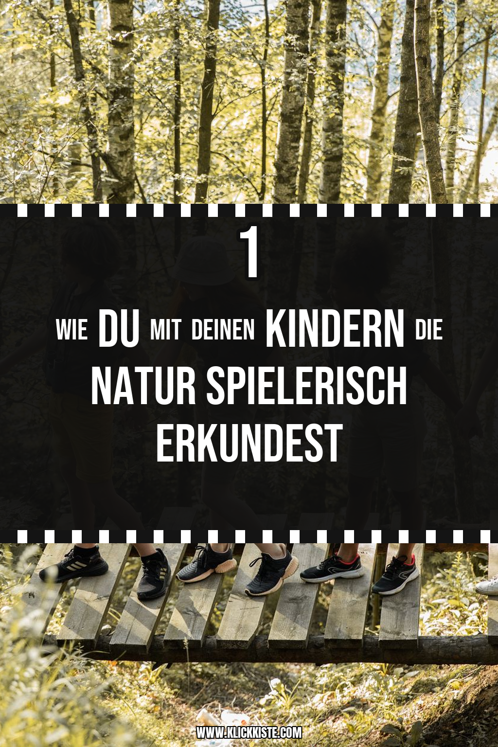 Pinterest Pin Wie du mit deinen Kindern die Natur spielerisch erkundest