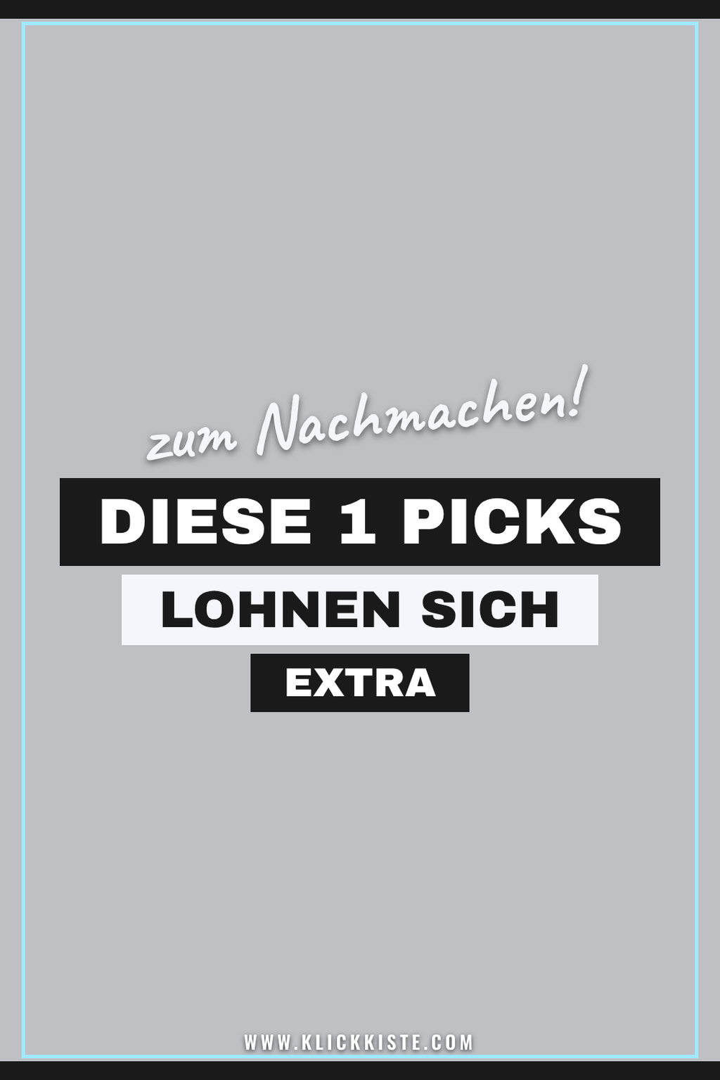 Pinterest Pin Diese 1 Picks lohnen sich extra