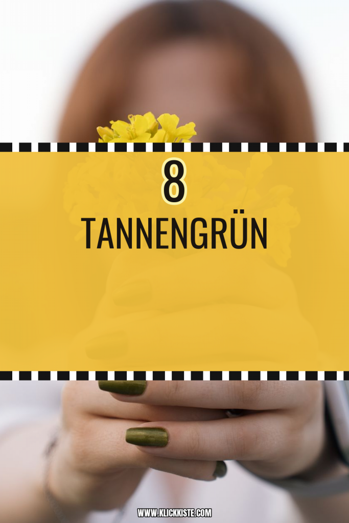 8 Tannengrün-Gloss-Nails: Edel + schlicht für jeden Anlass