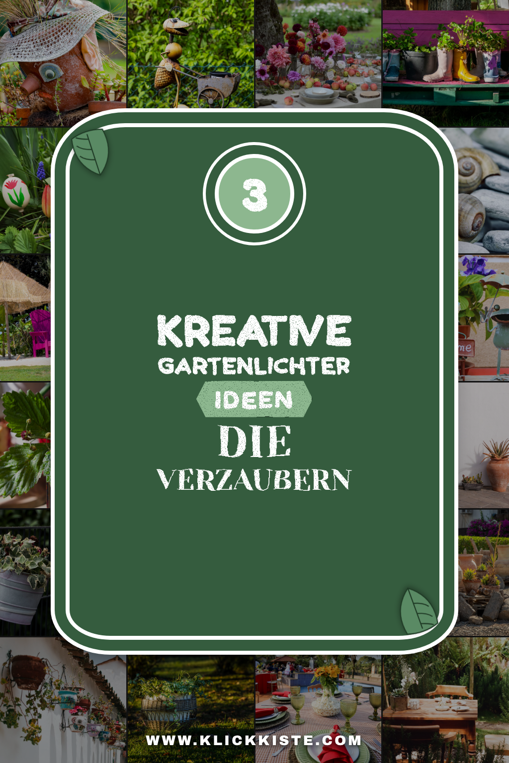 Pinterest Pin Wie du deinen Garten mit Licht verzauberst