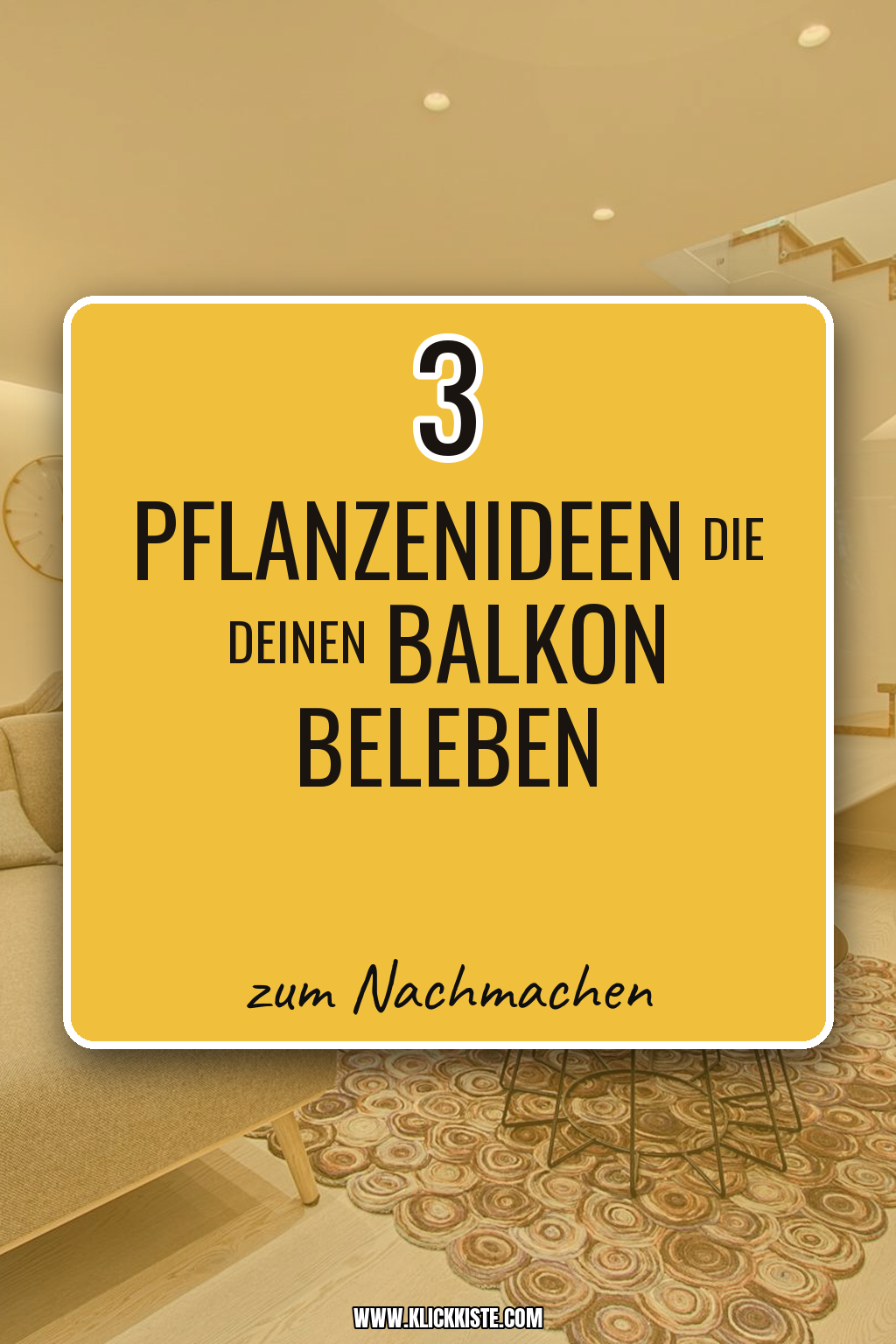 Pinterest Pin Wie du deinen Balkon mit Pflanzenvielfalt verwandelst