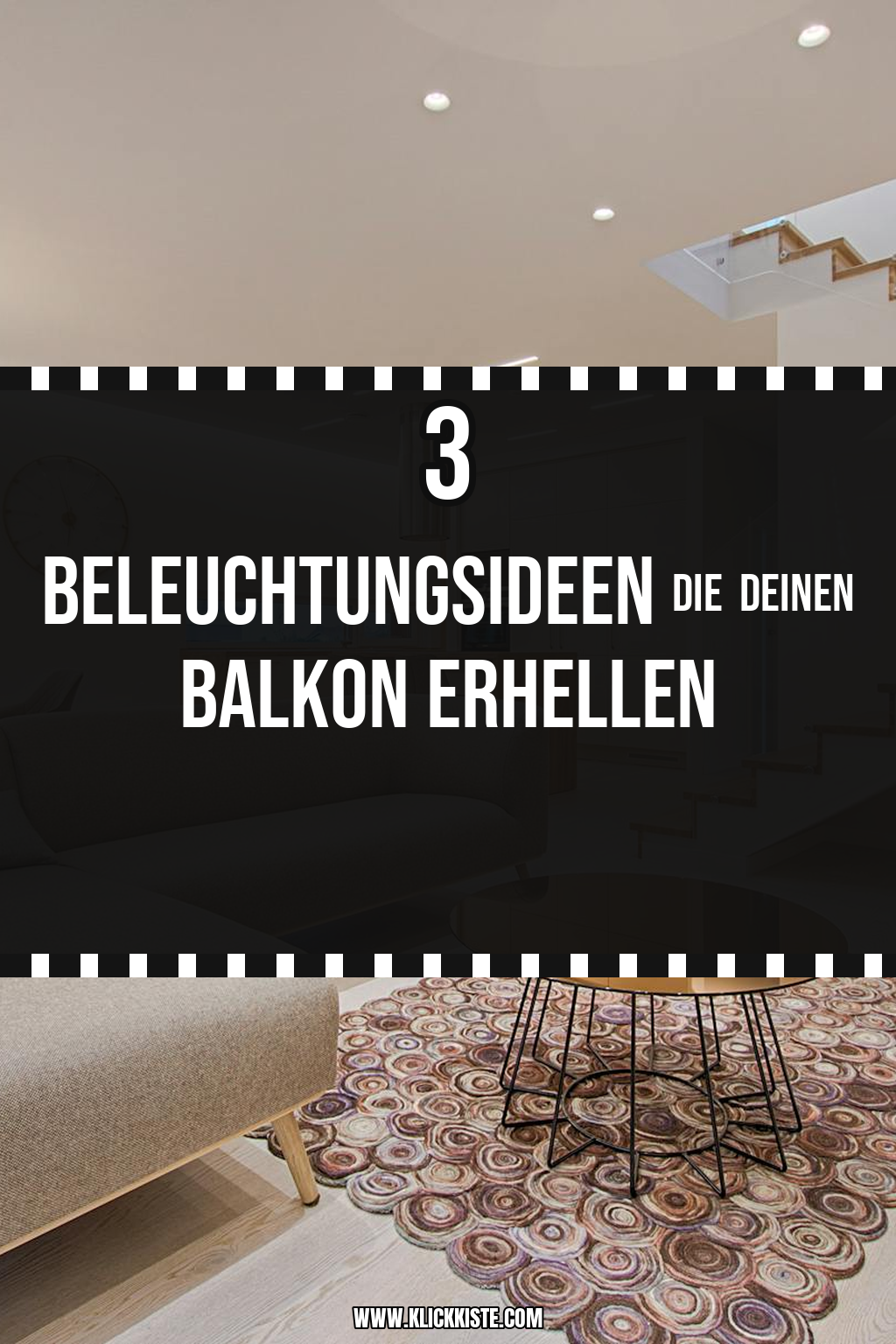 Pinterest Pin Beleuchtungsideen, die deinen Balkon zum Strahlen bringen