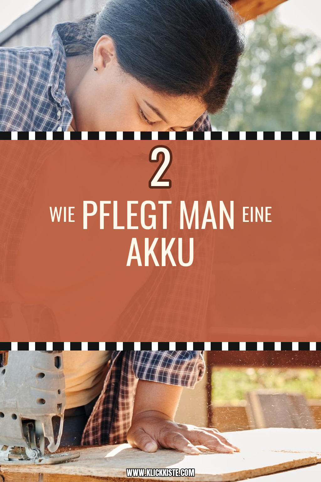 Pinterest Pin Wie pflegt man eine Akku-Stichsäge?