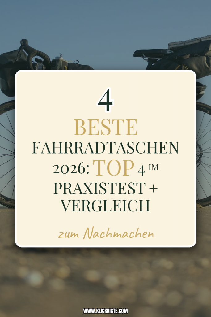 Beste Fahrradtaschen 2026: Top 4 im Praxistest + Vergleich