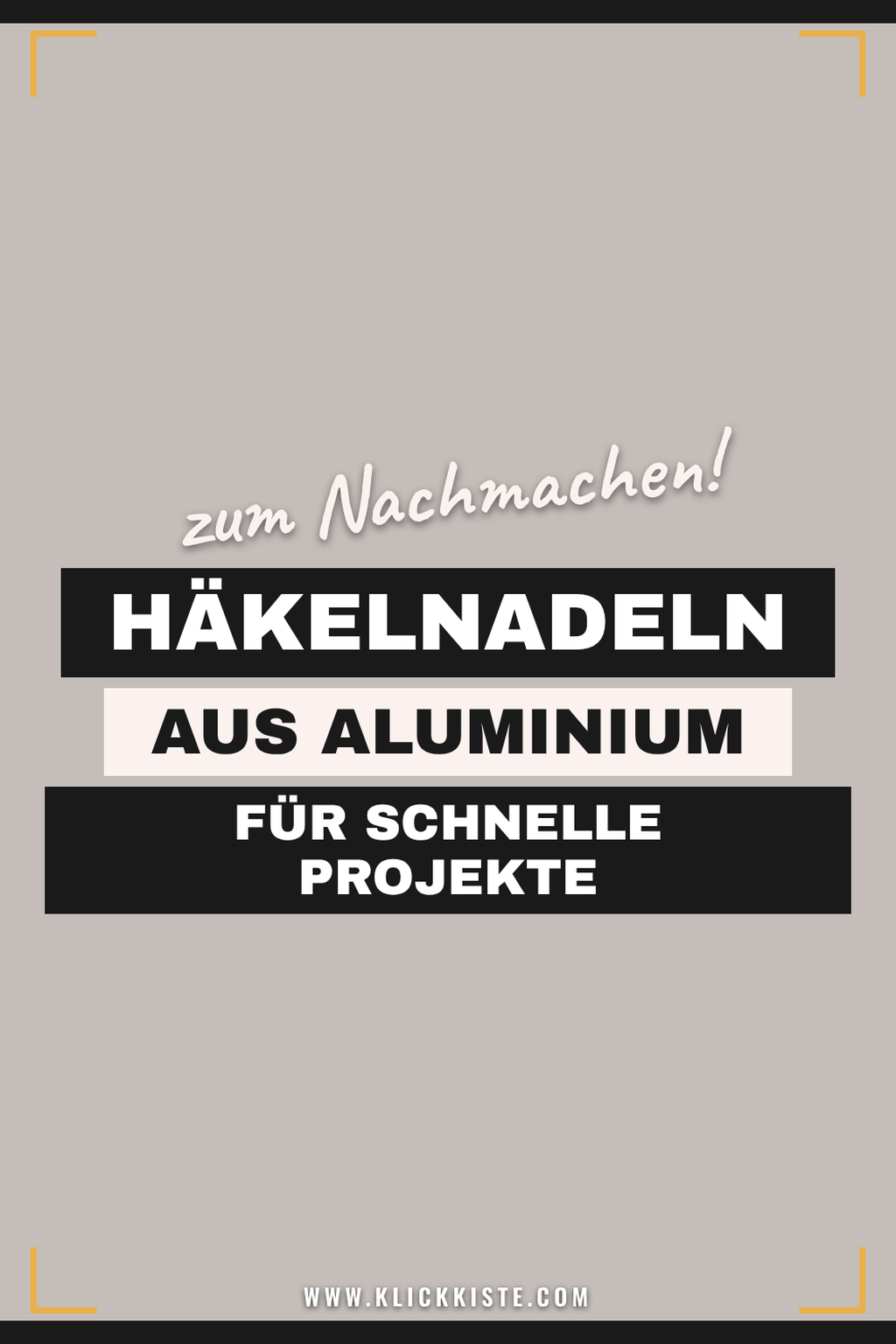 Pinterest Pin Häkelnadeln aus Aluminium für schnelle Projekte