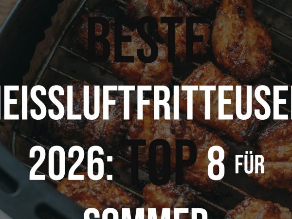 Beste Heißluftfritteusen 2026: Top 8 für Sommer-Genuss im Garten