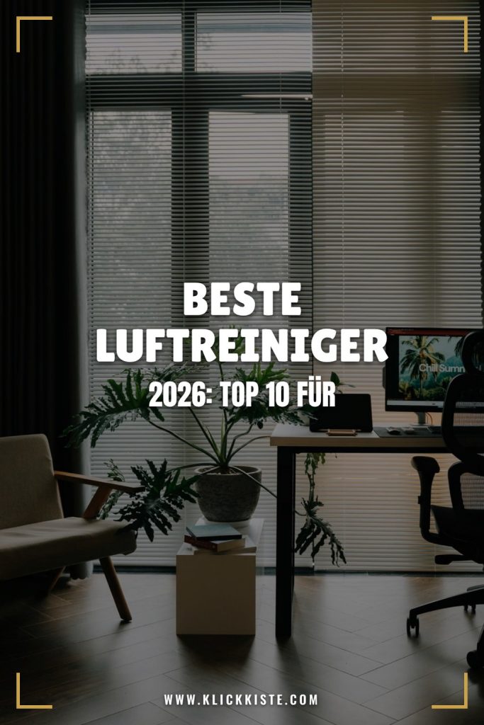 Beste Luftreiniger 2026: Top 10 für ein gesundes Sommer-Zuhause