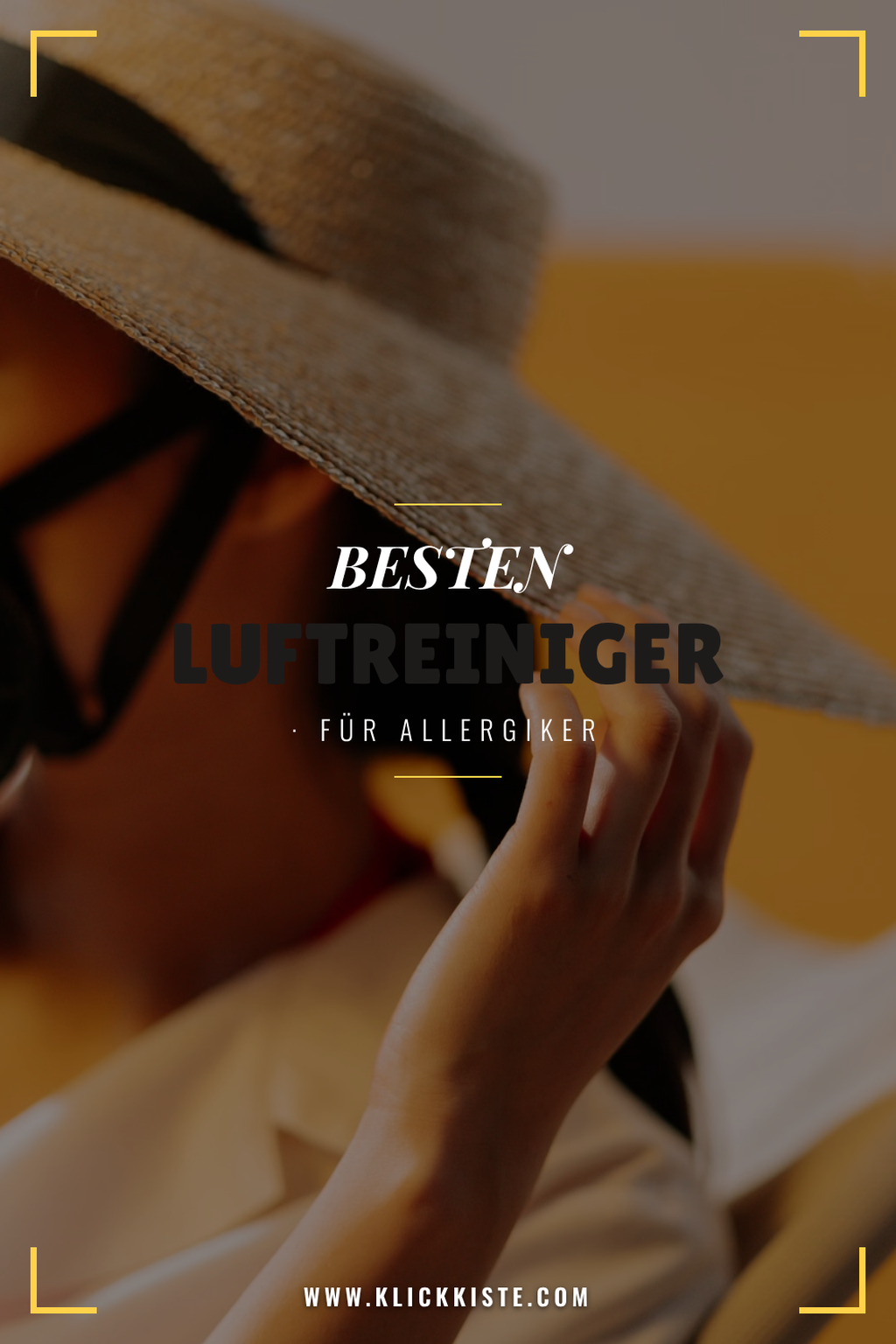 Pinterest Pin Die besten Luftreiniger für Allergiker