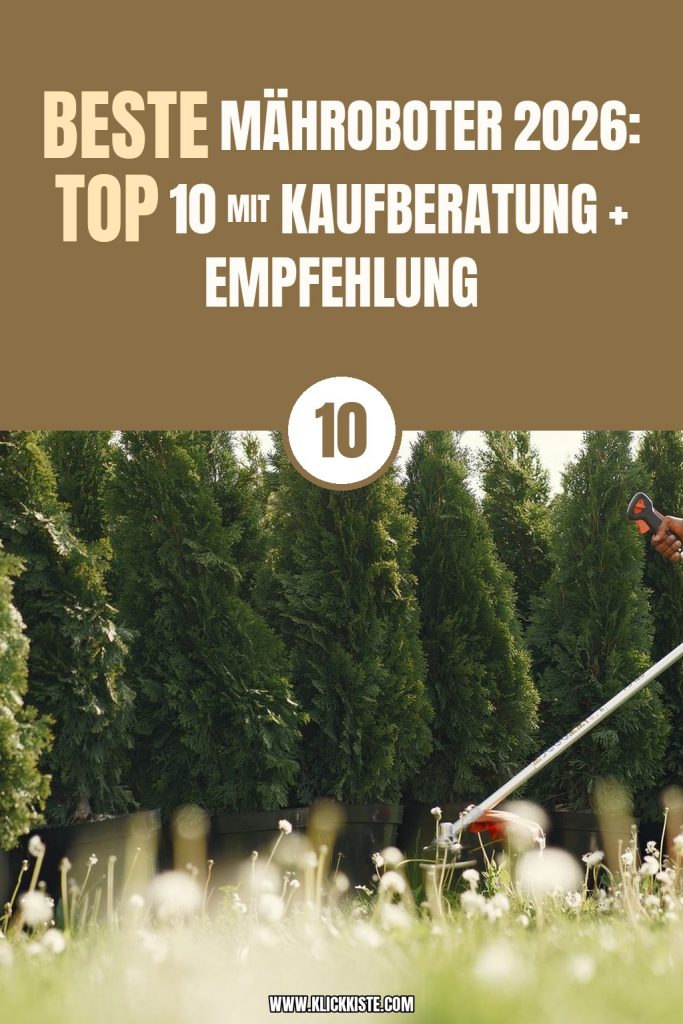 Beste Mähroboter 2026: Top 10 mit Kaufberatung + Empfehlung