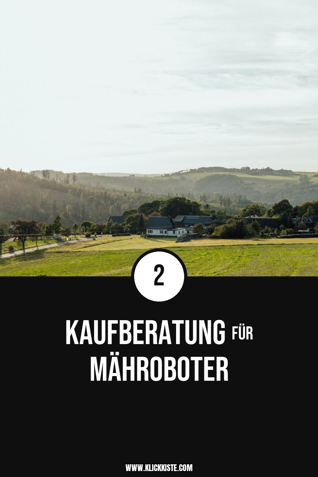 Pinterest Pin Kaufberatung für Mähroboter