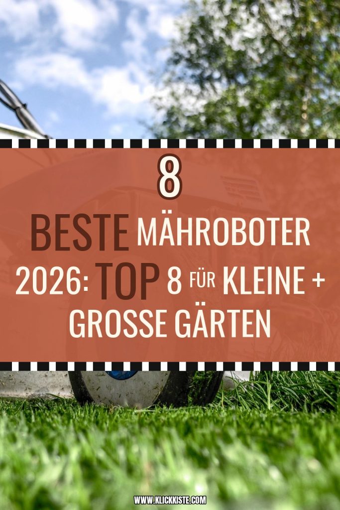 Beste Mähroboter 2026: Top 8 für kleine + große Gärten