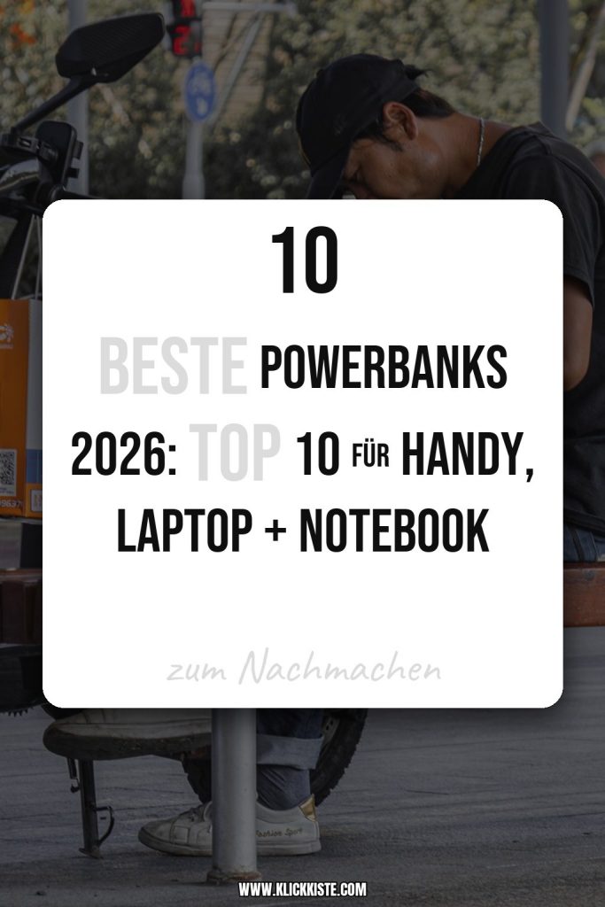 Beste Powerbanks 2026: Top 10 für Handy, Laptop + Notebook