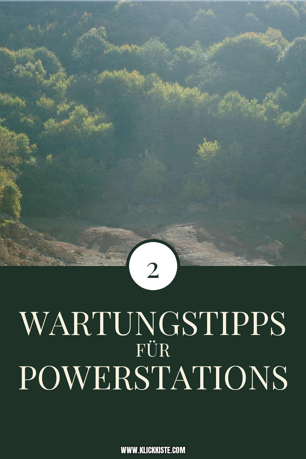 Pinterest Pin Wartungstipps für Powerstations