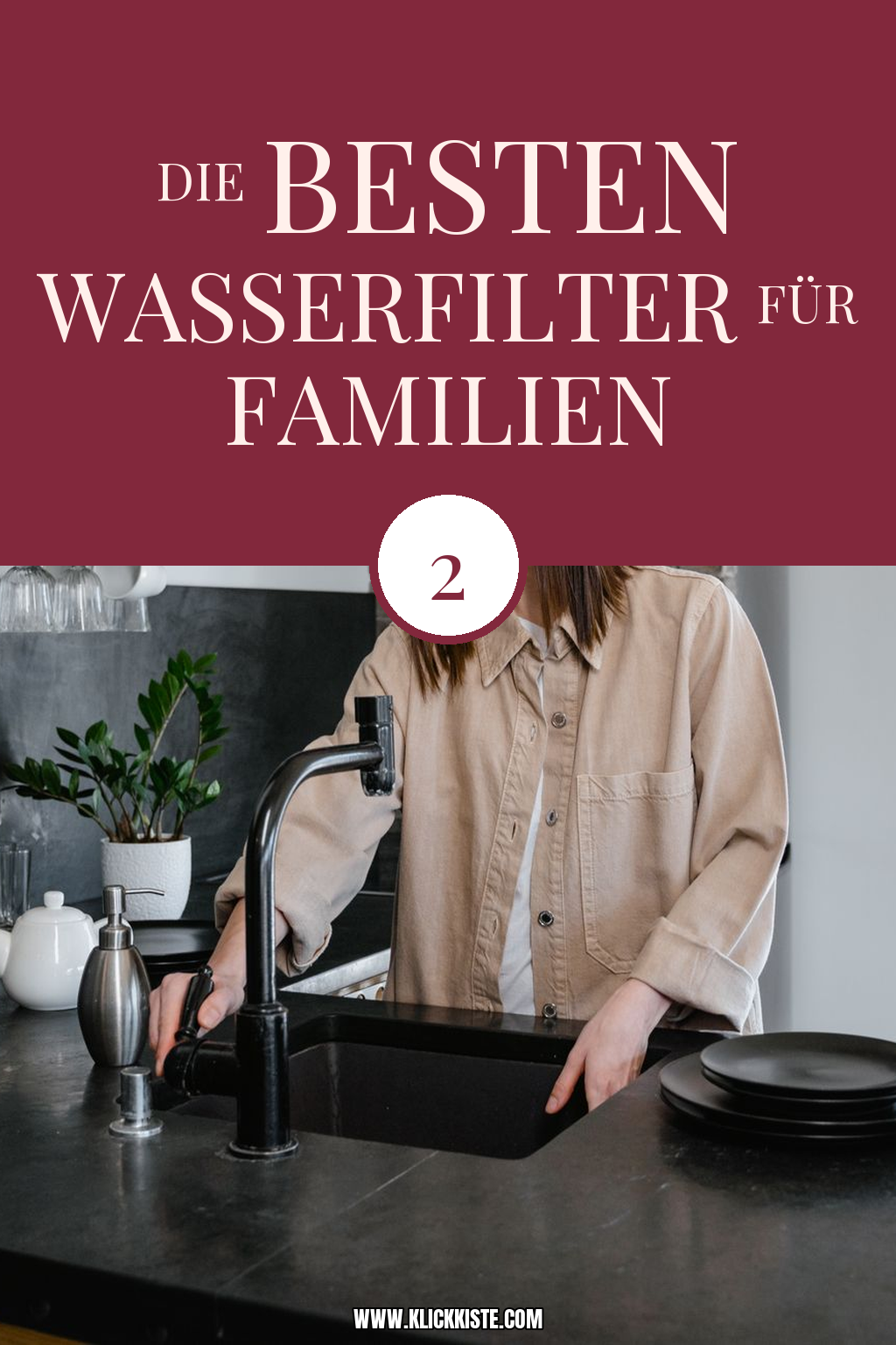 Pinterest Pin Die besten Wasserfilter für Familien