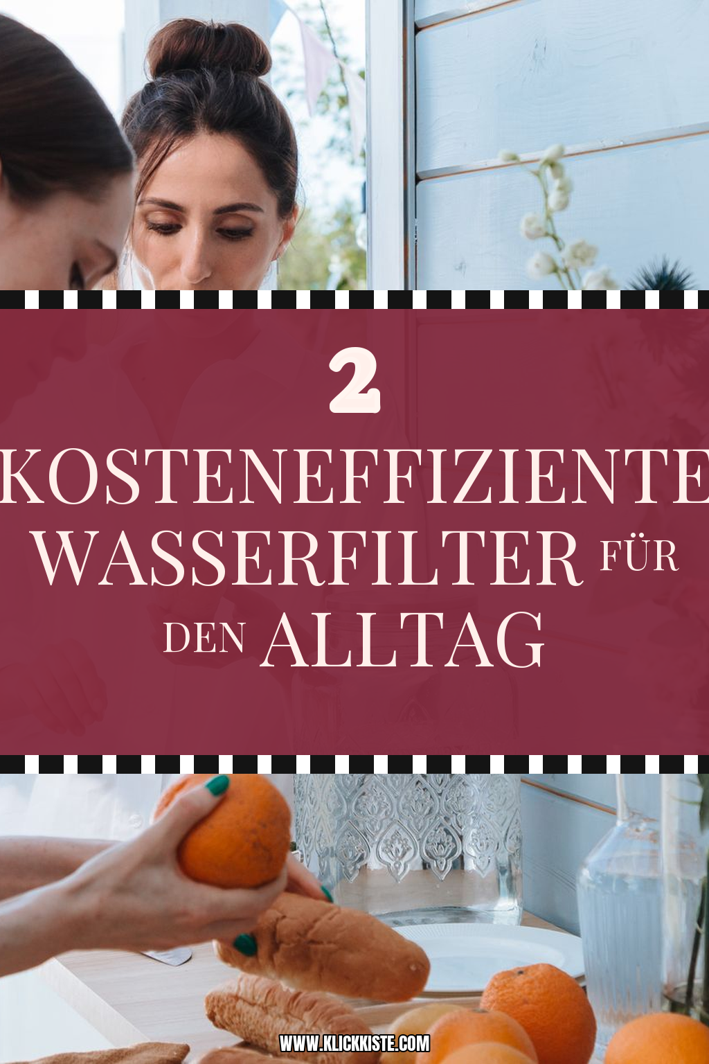 Pinterest Pin Kosteneffiziente Wasserfilter für den Alltag