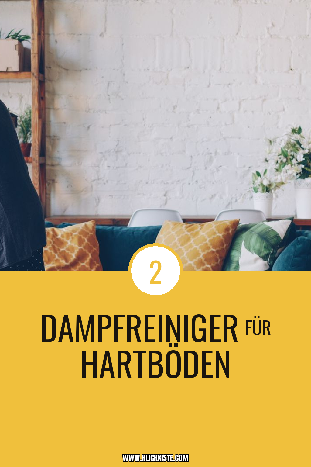 Pinterest Pin Dampfreiniger für Hartböden