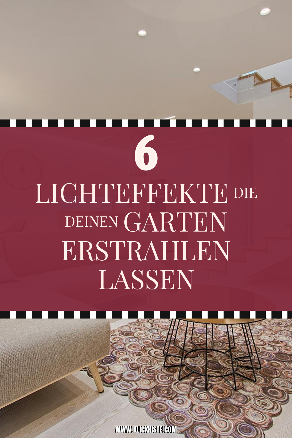 Pinterest Pin Wie du deinen Garten mit Licht verzauberst