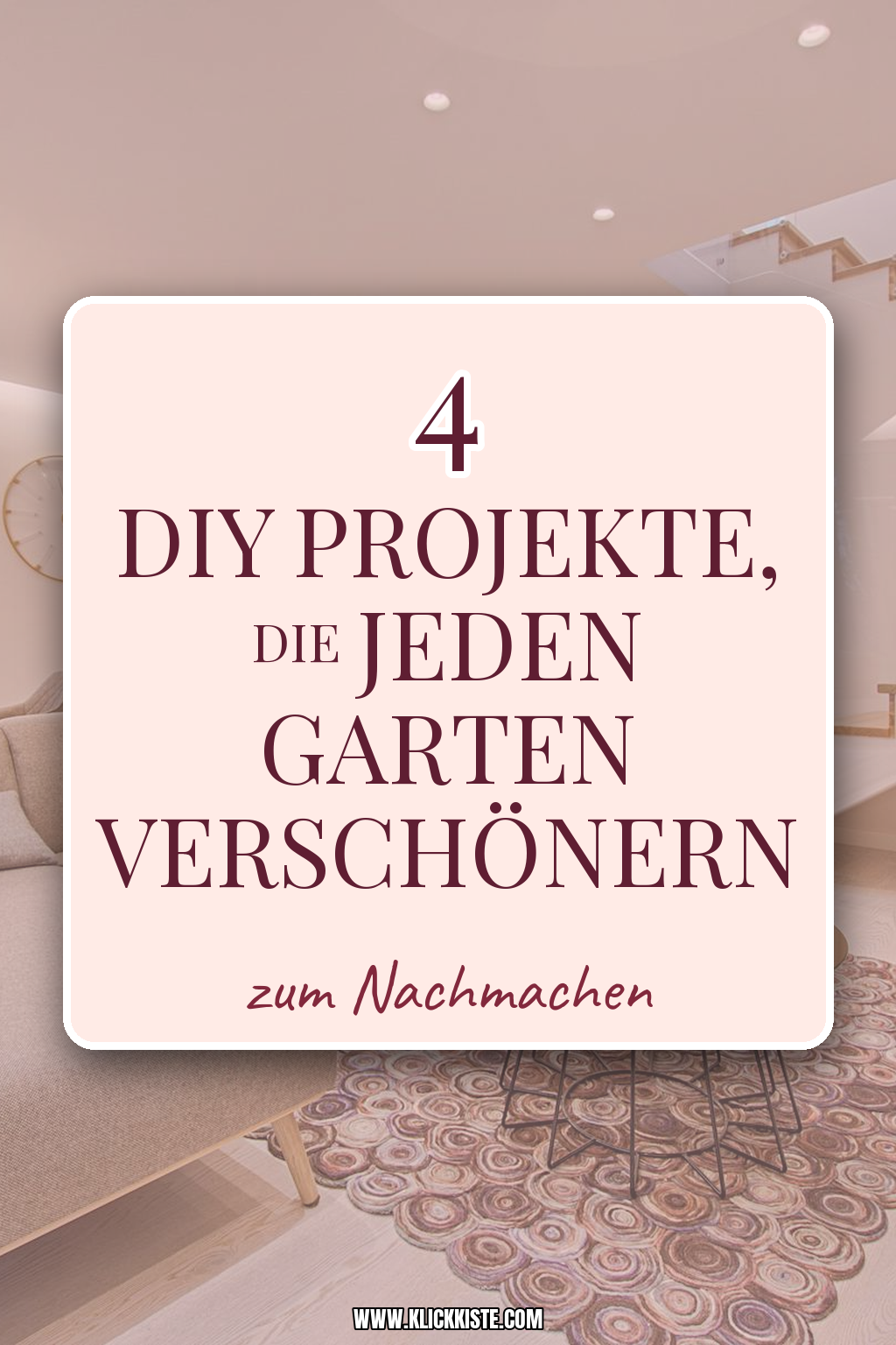 Pinterest Pin Welche DIY-Projekte verschönern deinen Garten?