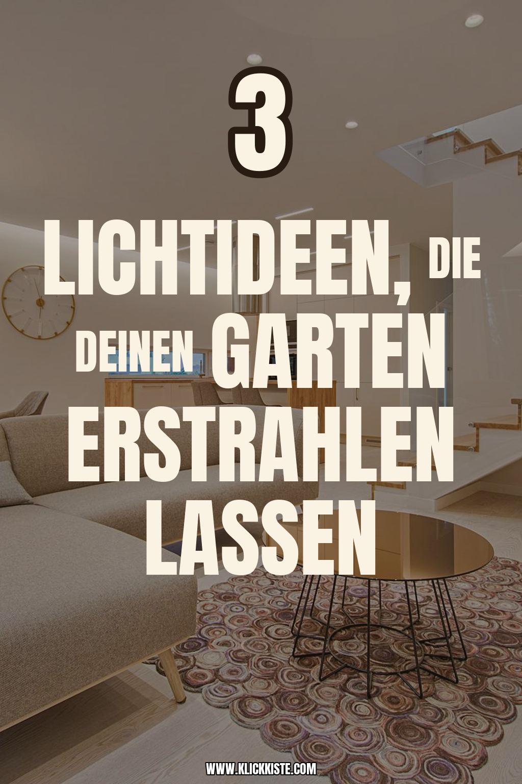 Pinterest Pin Skandinavische Lichtelemente für deinen Garten