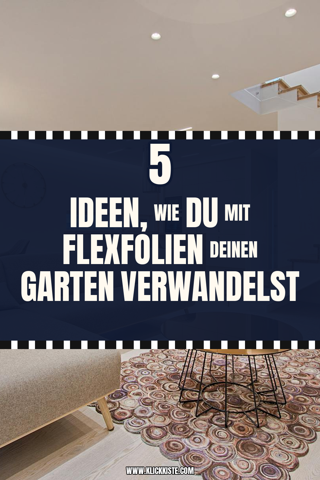 Pinterest Pin So gestaltest du deinen Garten mit Flexfolien neu