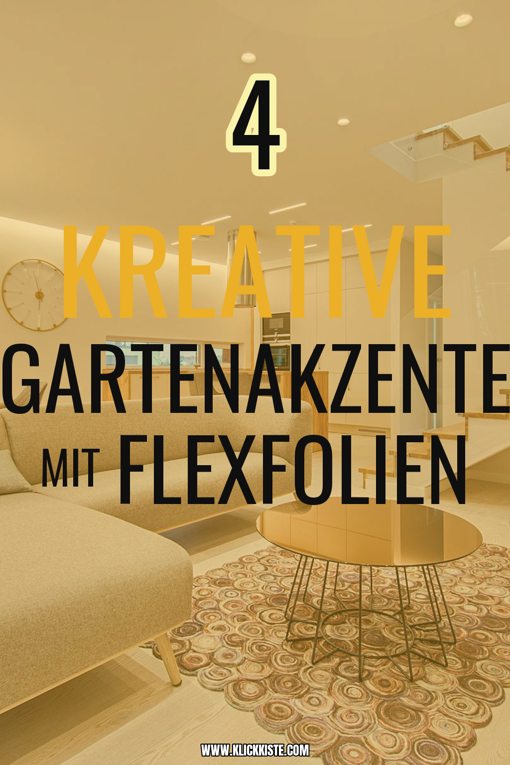 Pinterest Pin Mit Flexfolien kreative Akzente im Garten setzen