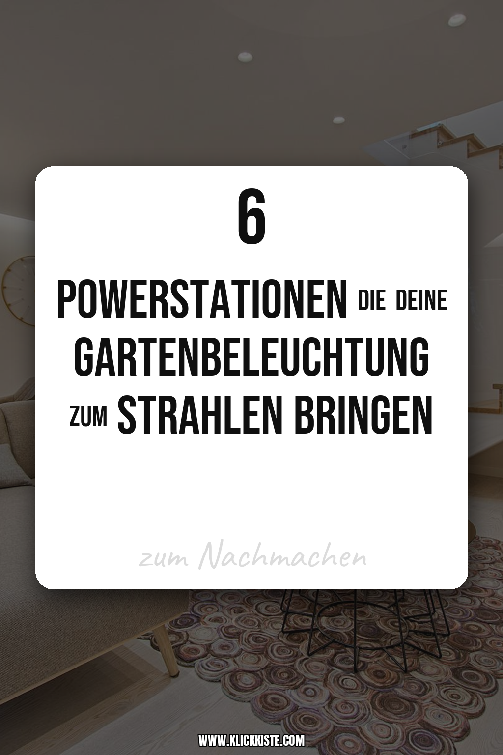 Pinterest Pin So bringst du deine Gartenbeleuchtung zum Strahlen