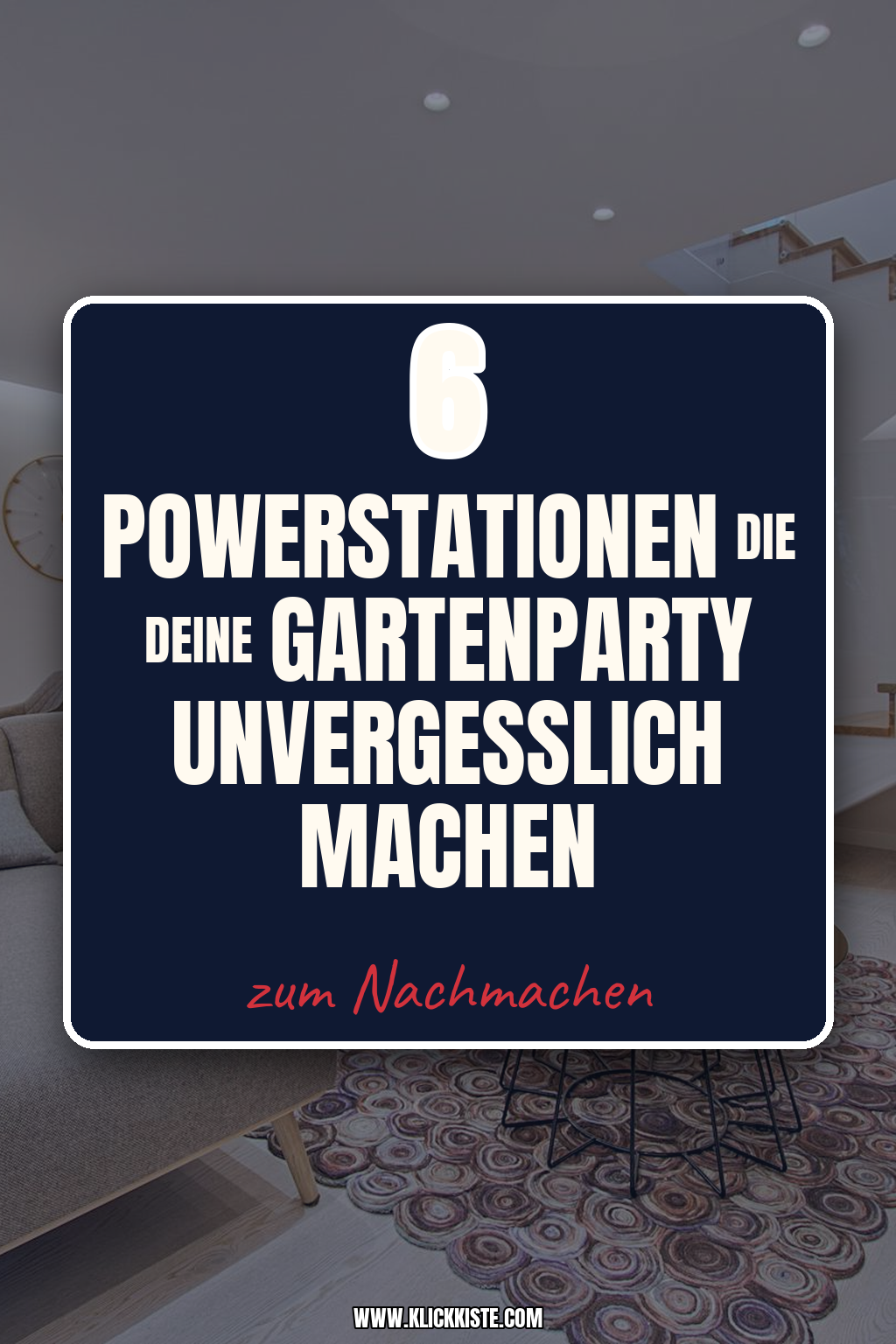 Pinterest Pin Welche Powerstation passt zu deiner Gartenparty?