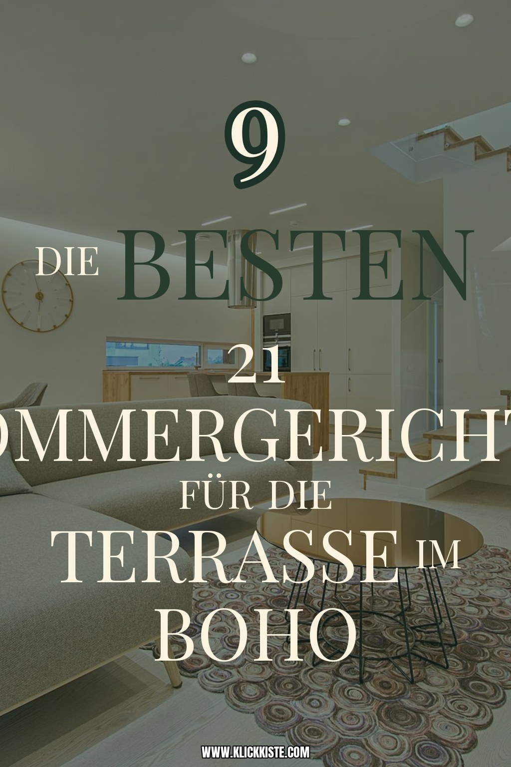 Die besten 21 Sommergerichte für die Terrasse im Boho-Stil