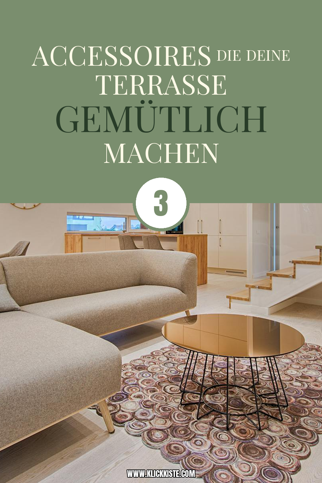 Pinterest Pin Die passenden Accessoires für eine gemütliche Terrasse