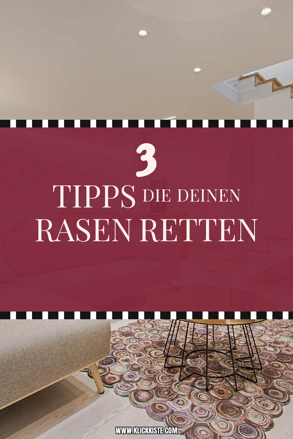 Pinterest Pin So verhinderst du kahle Stellen im Rasen