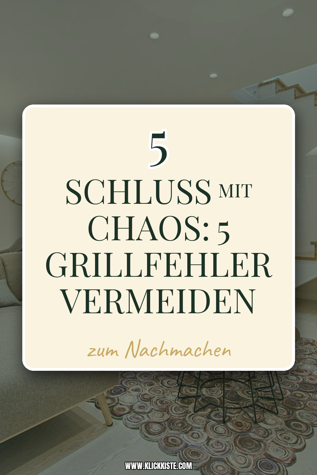 Pinterest Pin Diese 5 Grillfehler ruinieren deinen Gartenabend