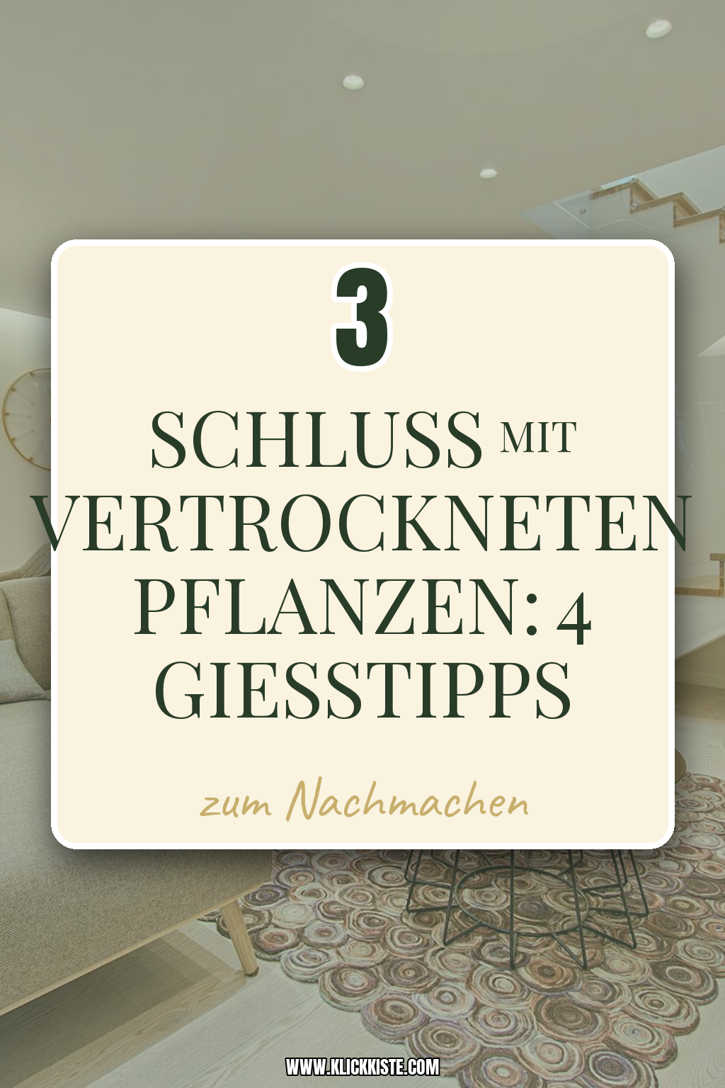 Pinterest Pin So vermeidest du häufige Gießfehler im Garten