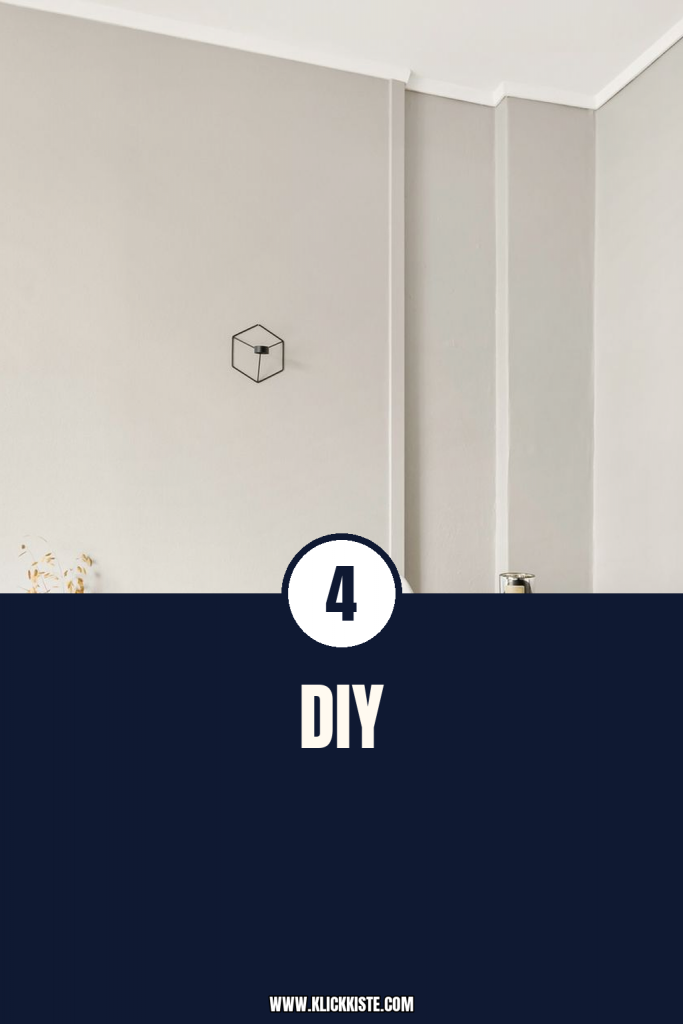 DIY-minimalistische Wanddeko: 4 einfache + stilvolle Ideen