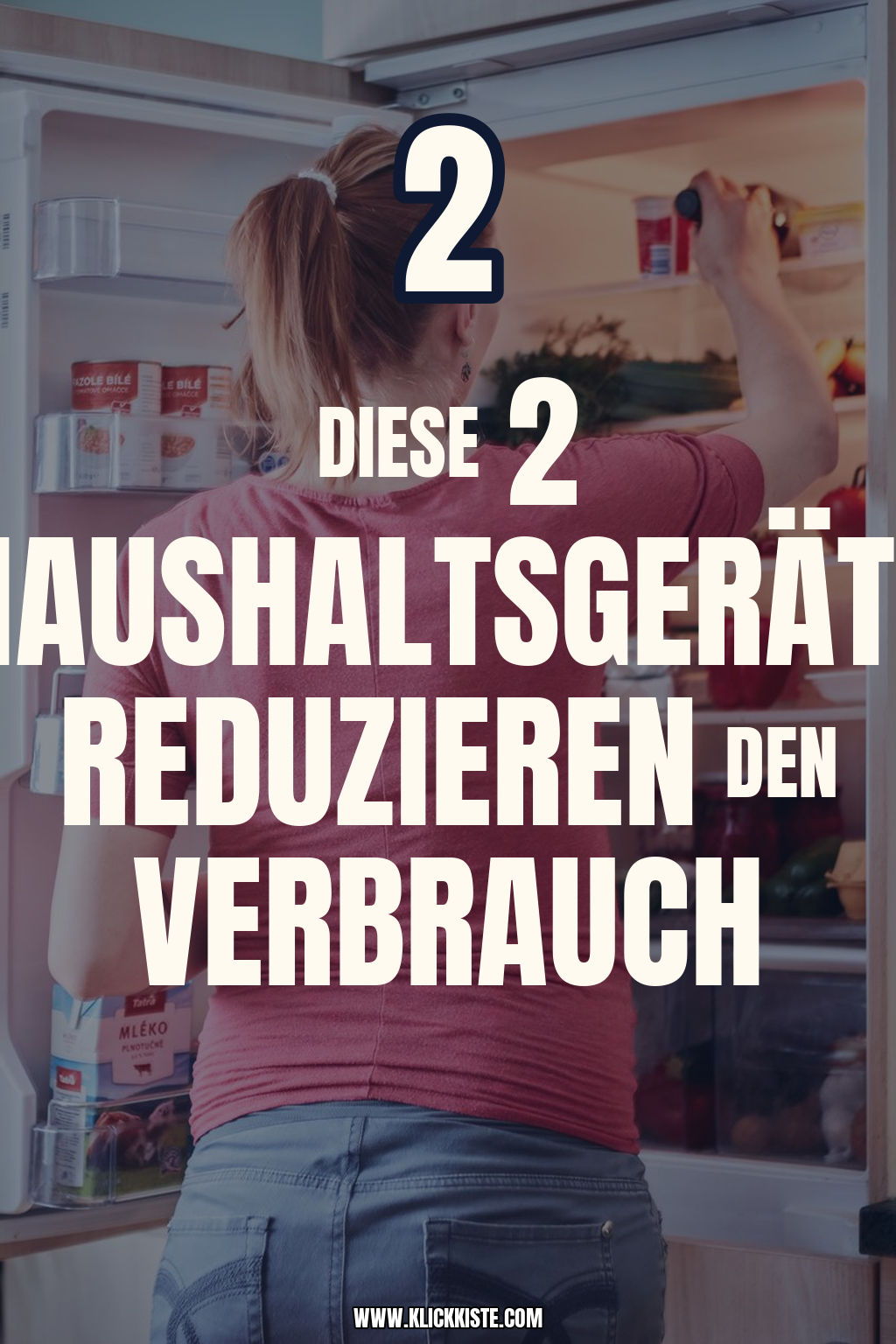Pinterest Pin Diese 2 Haushaltsgeräte reduzieren den Verbrauch