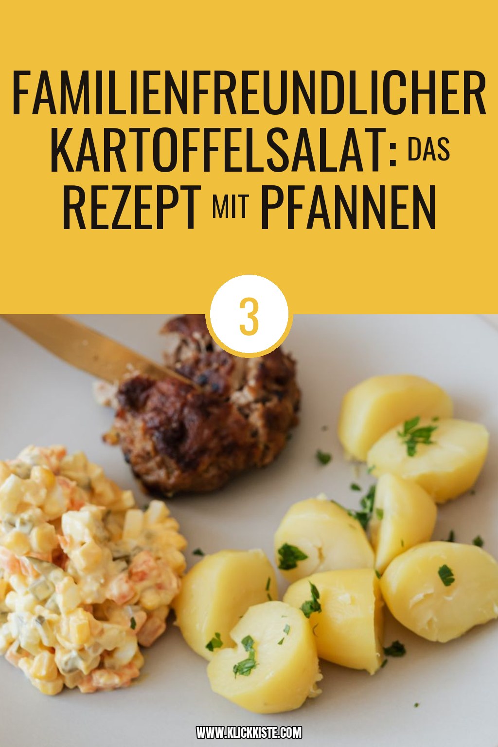 Familienfreundlicher Kartoffelsalat: Das Rezept mit Pfannen-Trick