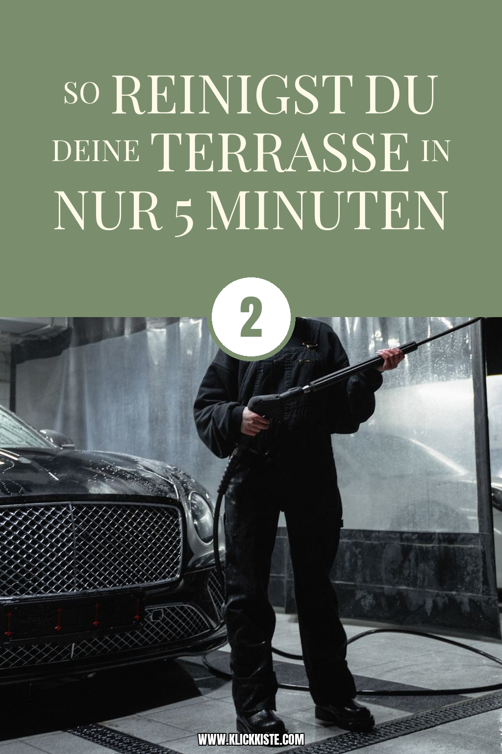 Pinterest Pin So reinigst du deine Terrasse in nur 5 Minuten