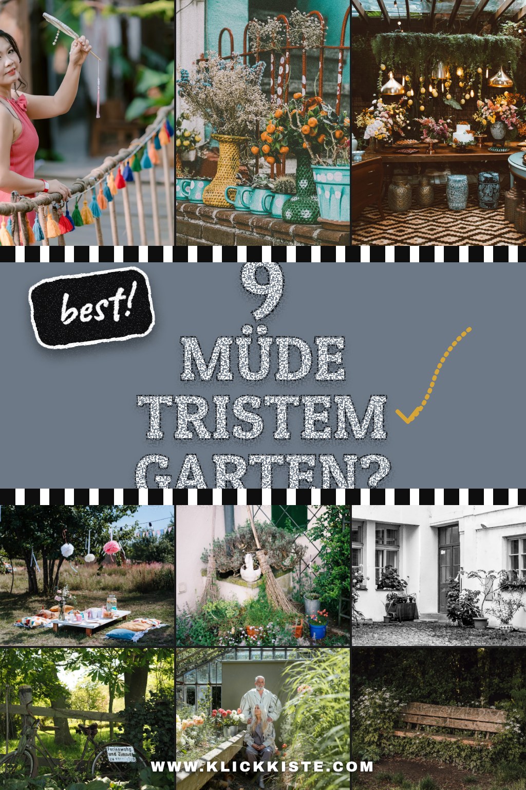Müde von tristem Garten? 9 Boho-Ideen, die das wirklich ändern