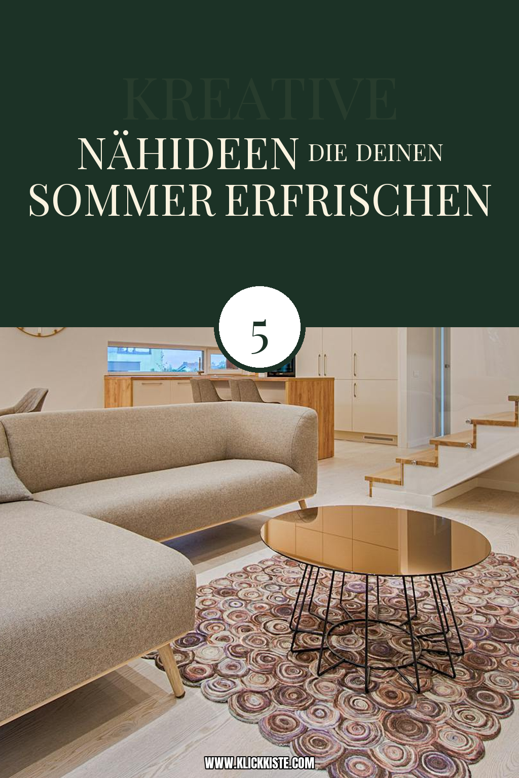 Pinterest Pin Wie du mit 5 Nähideen deinen Sommer verzauberst