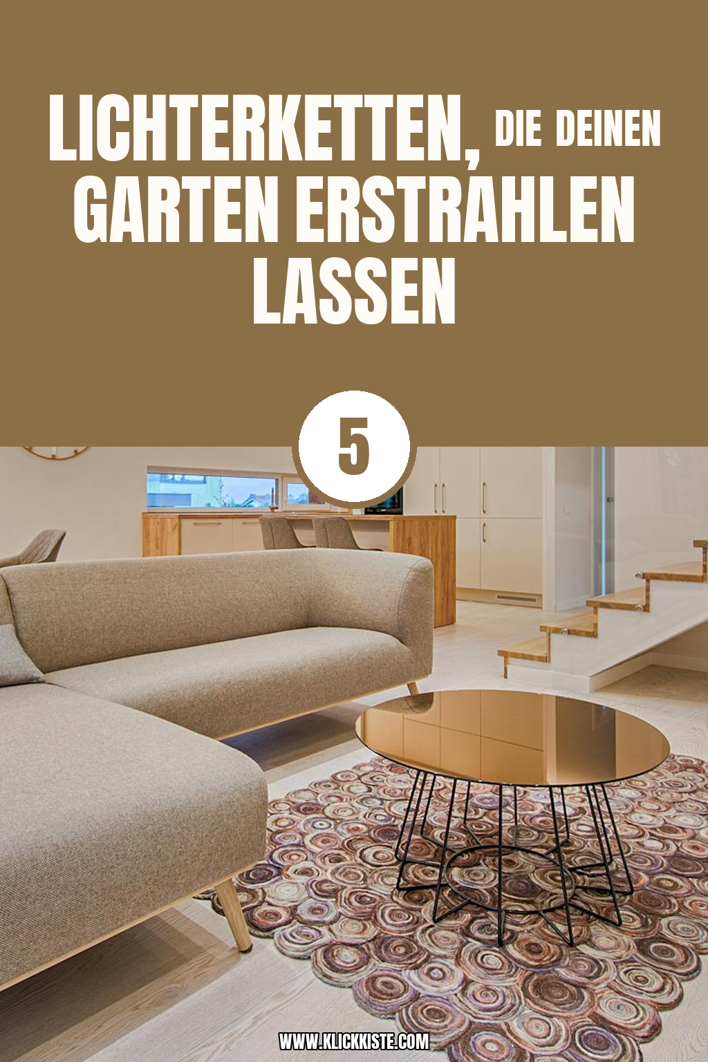 Pinterest Pin Wie du mit Lichterketten deinen Garten verzauberst