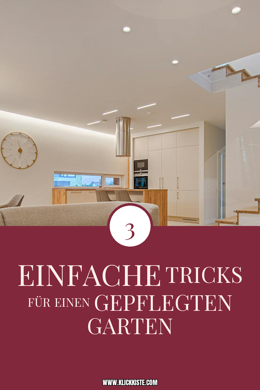 Pinterest Pin Mit wenig Aufwand den Garten auf Vordermann bringen
