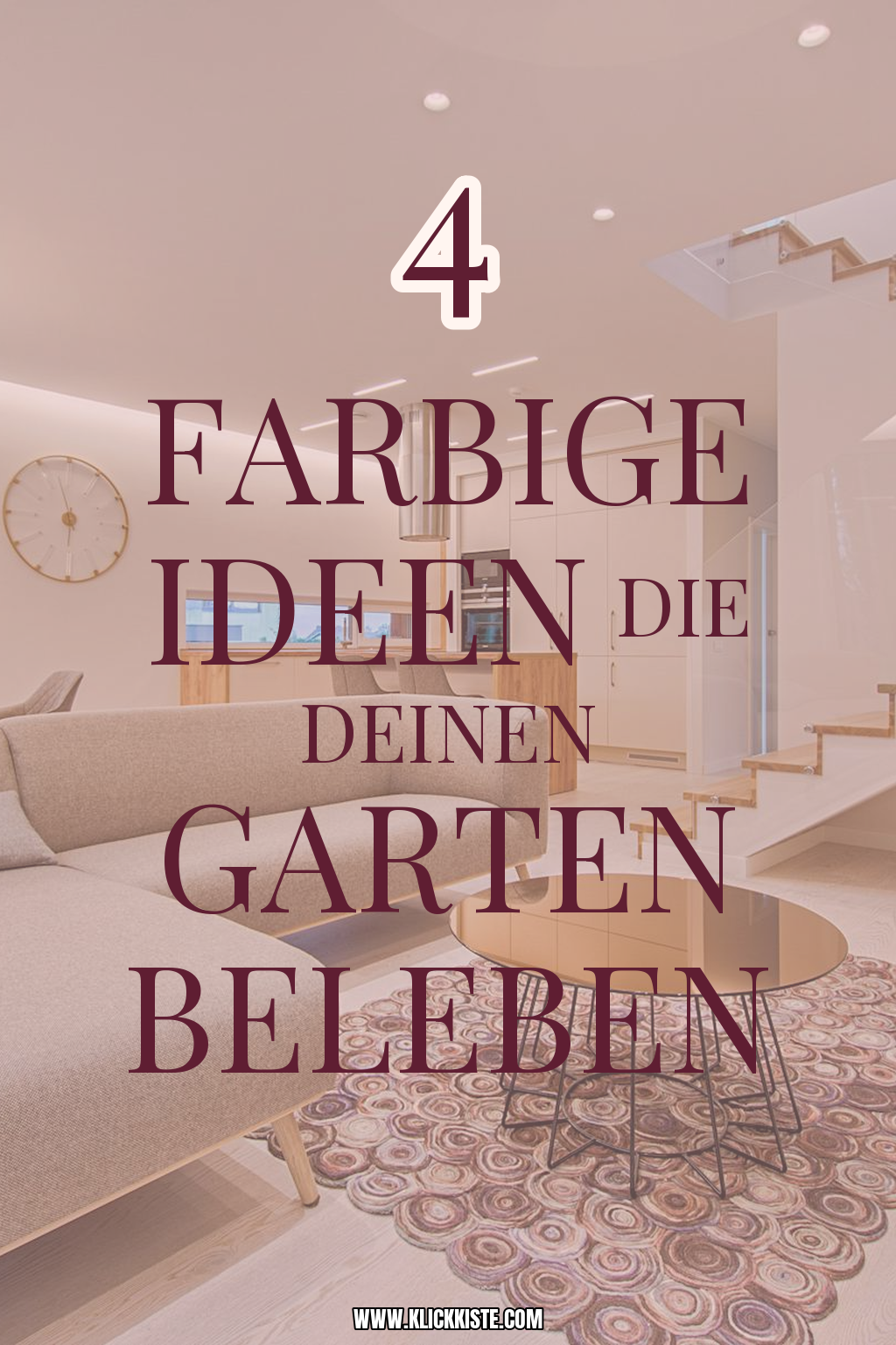 Pinterest Pin Wie du deinem Garten Farbe verleihst