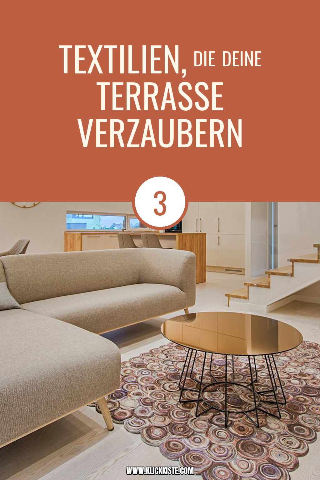 Pinterest Pin Wie du mit Textilien deine Terrasse verwandelst
