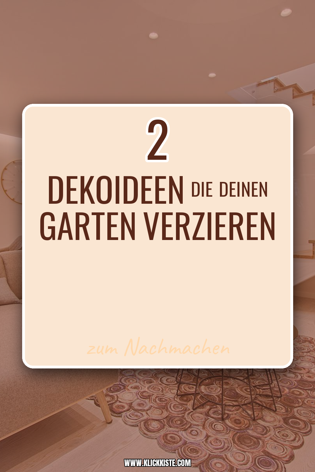 Pinterest Pin Diese Garten-Dekoideen bringen Magie