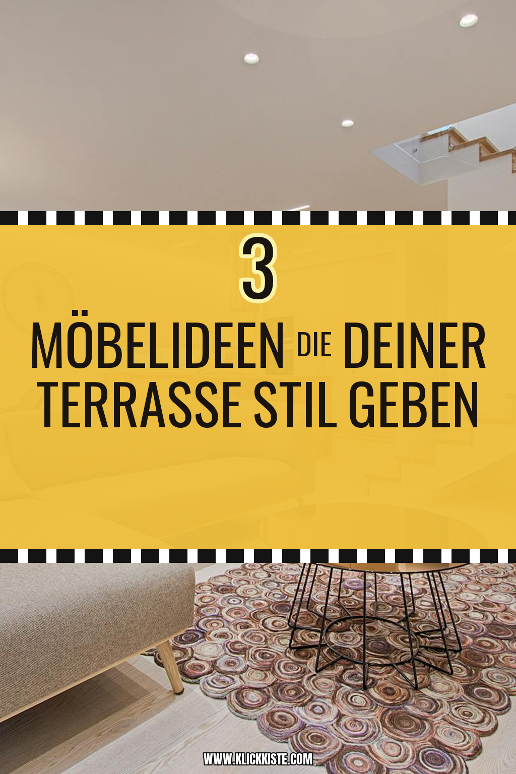 Pinterest Pin Mit diesen Möbeln wirkt deine Terrasse stylisch