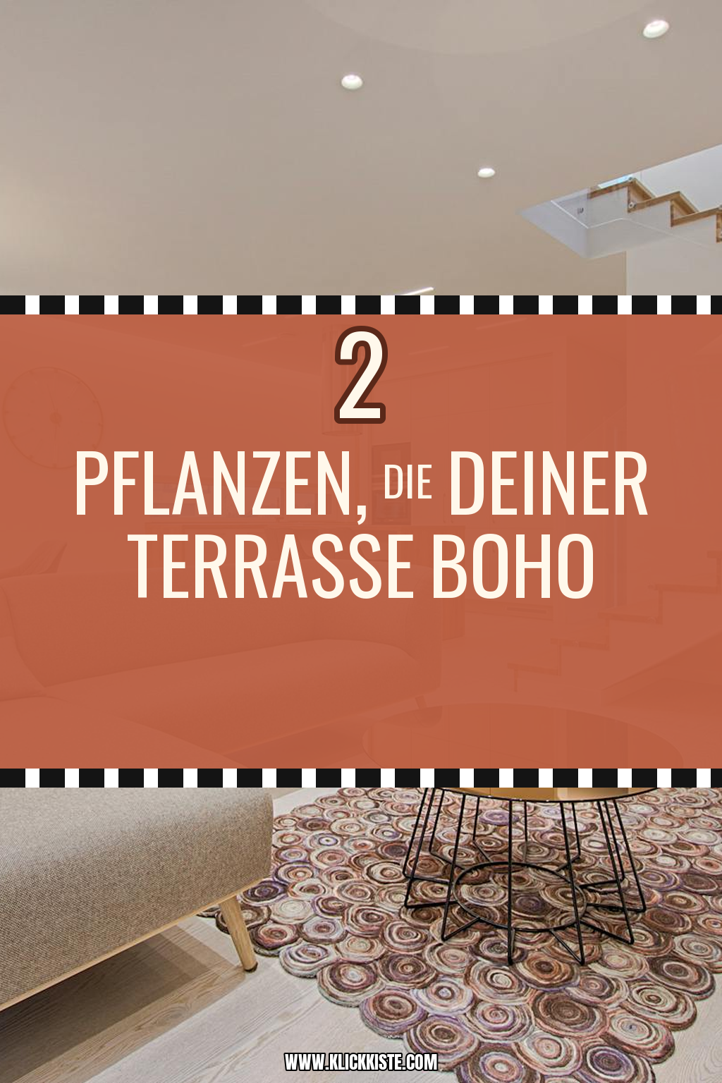 Pinterest Pin Diese Pflanzen verleihen deiner Terrasse Boho-Charme
